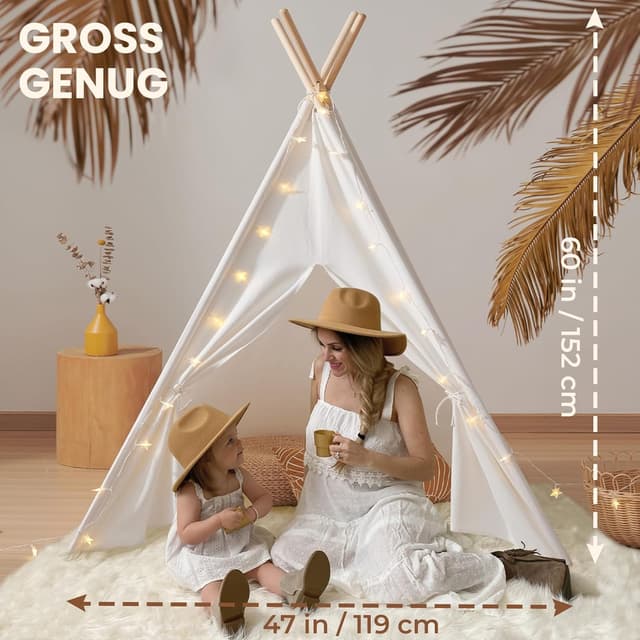 Thumbnail 4 de Tiny Land Tipi Zelt 167,6 cm ⛺