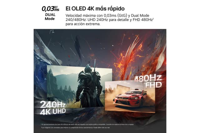 Detalle 2 de LG UltraGear GX8 32" 4K UHD 240 Hz — Monitor gaming