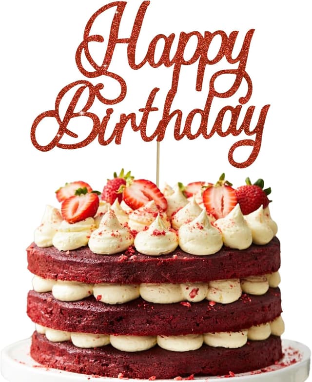 Thumbnail 6 de RIBBOOO Happy Birthday Cake Topper 1 pack 🎂