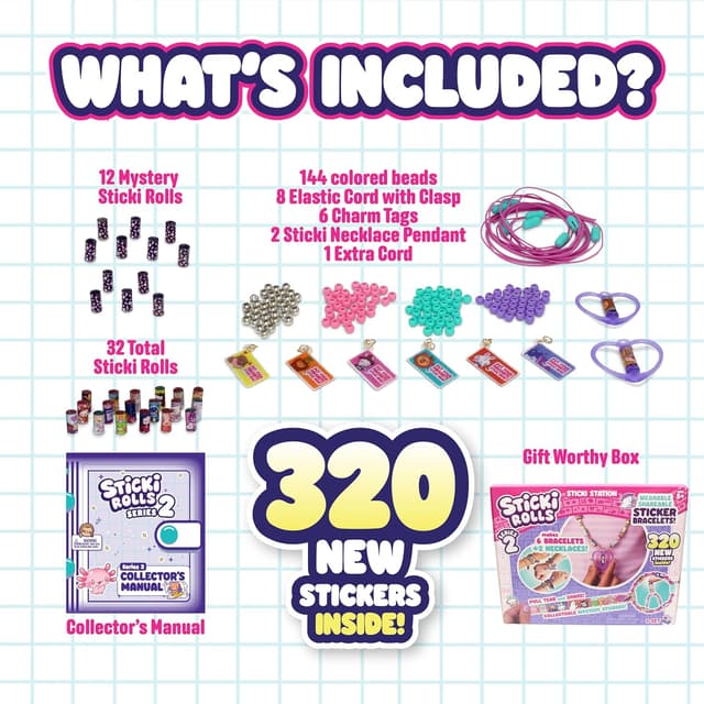 Detalle 2 de Sky Castle STICKI Rolls Sticki Station 320 stickers