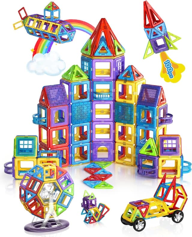 Imagen de Theefun 100 Teile Magnetische Bausteine đ§© en OfertitasTOP