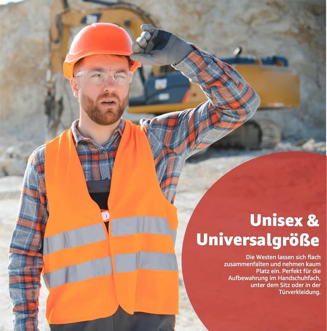 Thumbnail 5 de TK Gruppe Timo Klingler Warnwesten 4x ISO20471 Orange