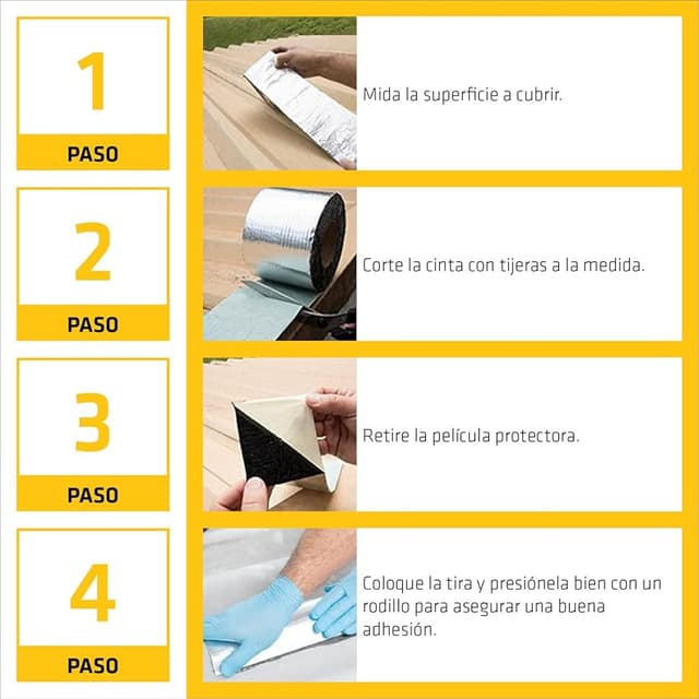 Detalle 2 de SIKA Multiseal 10 m x 150 mm para reparación de cubiertas 🏠