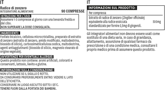Detalle de Natures Aid Racine de gingembre 500 mg – 90 comprimés végétaux (complément alimentaire, Vegan Society)