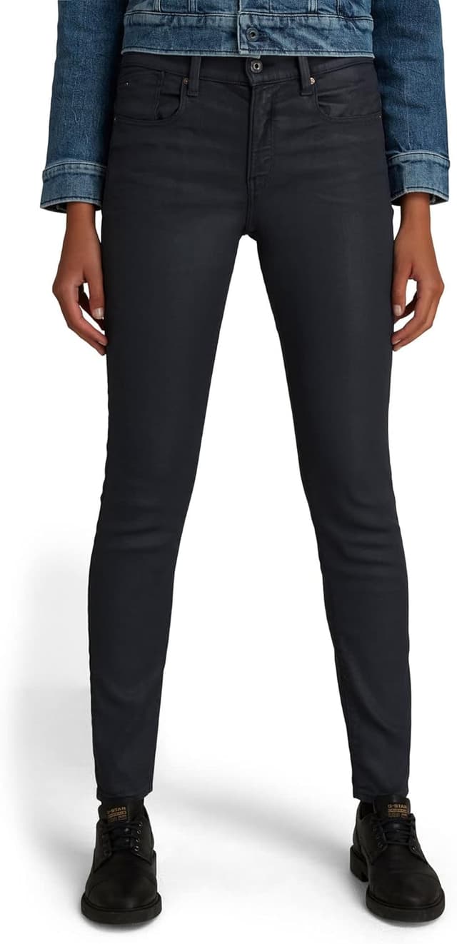 Detalle de G-Star Damen Lhana Skinny Jeans – High Waist mit 5-Pocket-Design