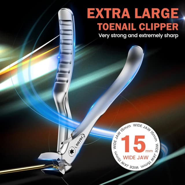 Detalle de BEZOX ergonomic nail clipper, 0.6 inch