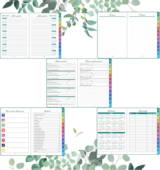 Thumbnail 6 de Kalender 2026 A5 Wochenkalender Lavendel