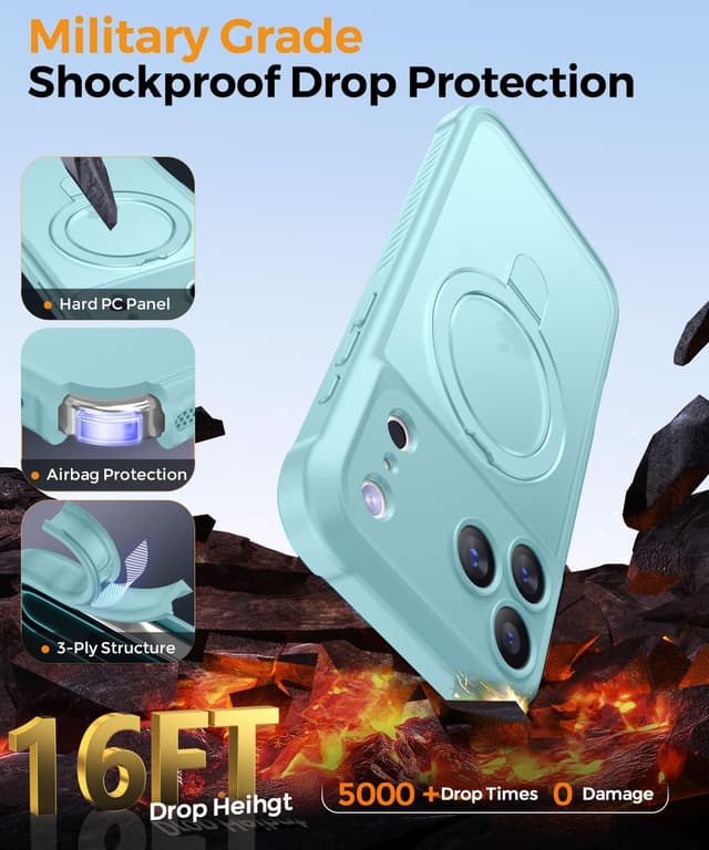 Detalle de MOCCA iPhone 17 Pro Max case, 6.9 in