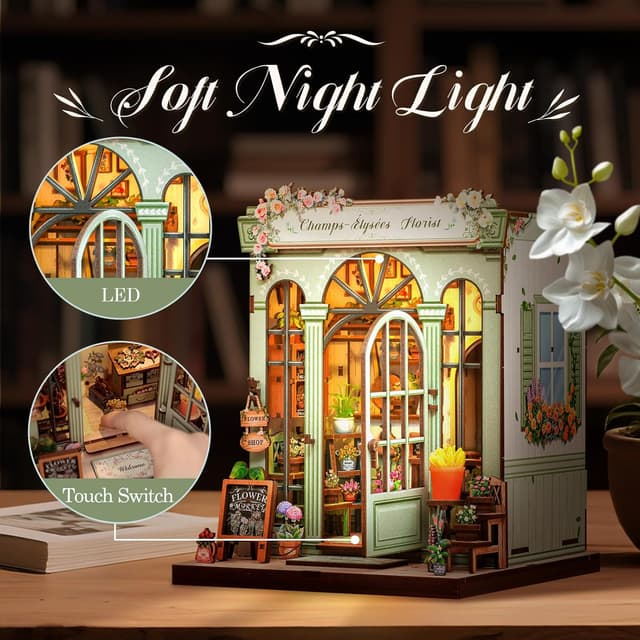 Thumbnail 1 de CUTEBEE Book Nook Kit 3D DIY