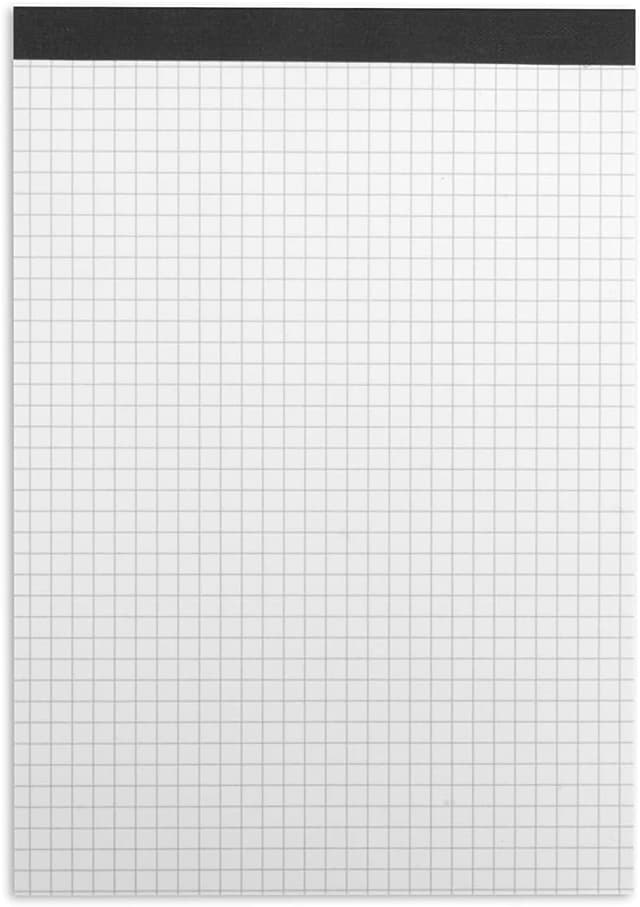 Detalle de Landré Notizblock ohne Deckblatt A5 kariert (50 Blatt, 70 g/m²) – 10er Pack