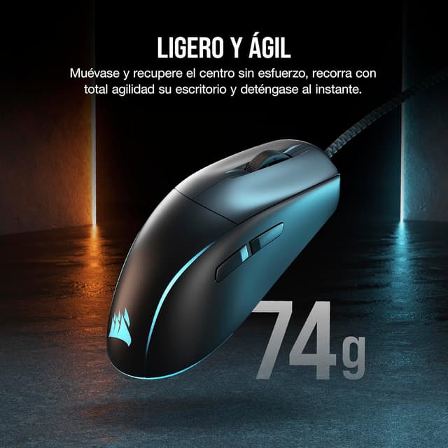 Thumbnail 5 de Corsair M75 Ratón FPS Ligero RGB con Botones Intercambiables