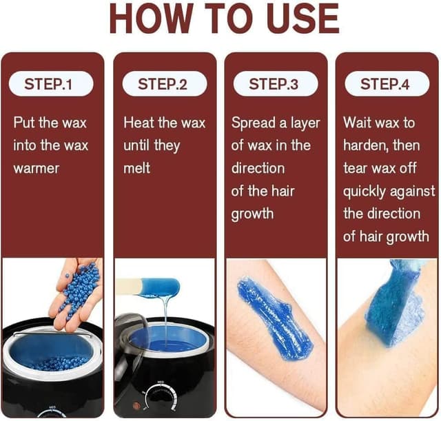 Detalle de Leaflai 4 aromi cera depilatoria, 4 x 100 g