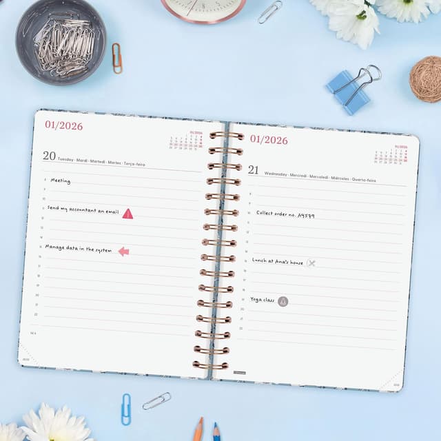 Detalle de Finocam Agenda Spirale 2026 12 mesi