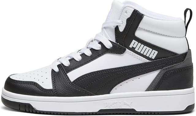 Detalle de PUMA Rebound V6 Mid Jr Zapatillas - Estilo y Comodidad