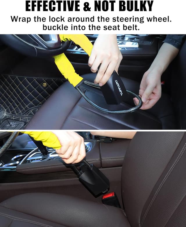 Detalle de Turnart Steering Wheel Seat Belt Lock