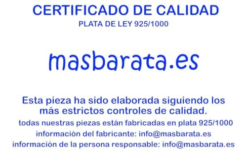 Detalle 1 de Pulsera Virgen del Rocío en plata de ley con macramé rojo MASBARATA (cierre nudo corredero)