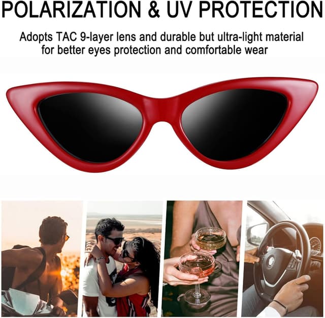 Thumbnail 2 de Joopin Occhiali da Sole Occhi di Gatto Polarizzati 53 mm