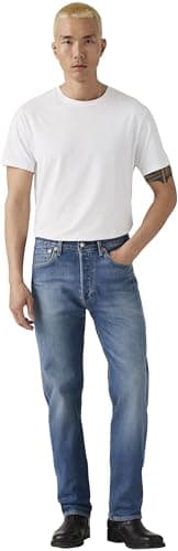 Detalle de Levi's 501 Original The Fairway: vaqueros azules de corte recto 36W / 30L