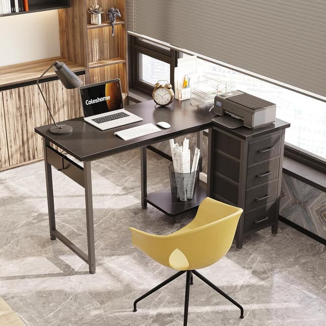 Thumbnail 4 de Coleshome Scrivania Angolare 100x70cm