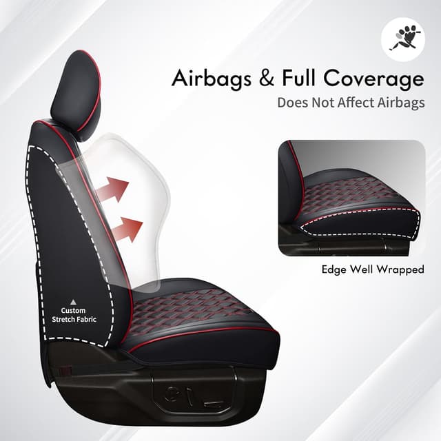 Thumbnail 4 de Huidasource F150 Full-Set Seat Covers 2015–2025