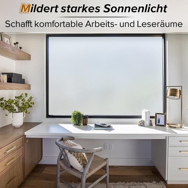 Thumbnail 2 de rabbitgoo Fensterfolie Blickdicht Sichtschutz 44,5 x 200 cm