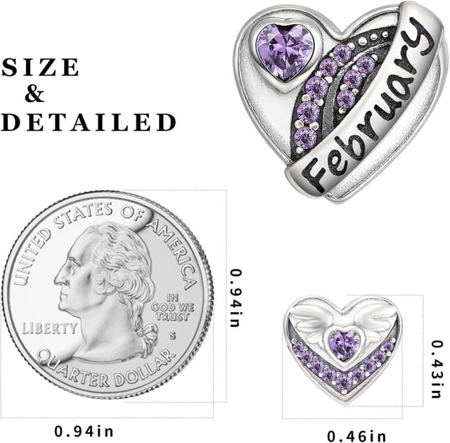 Detalle de Qings Birthstone Charm Bead 11.7mm