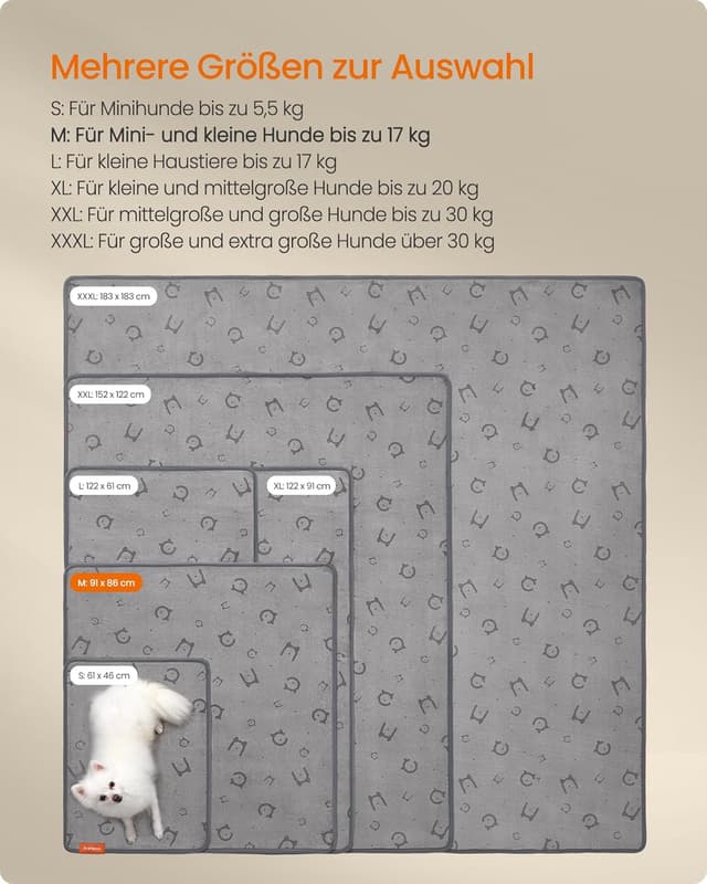 Thumbnail 5 de Feandrea Hundedecke 2er Set 91×86 cm