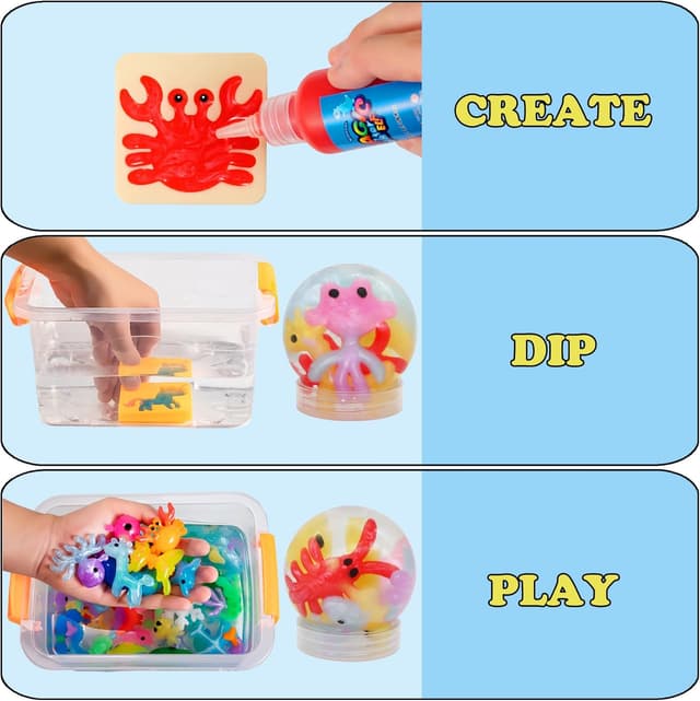 Detalle 2 de Kidisego Aqua Fairy Water Gel Kit 20 Colors