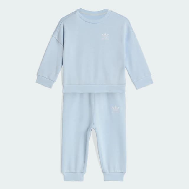 Detalle de adidas CHÁNDAL LOOSE CREW azul