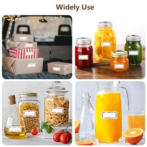 Thumbnail 5 de AiQInu Etichette adesive per marmellate 200 pezzi 🏷