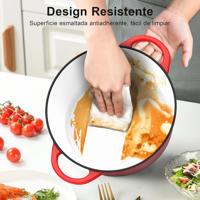 Thumbnail 6 de Topbooc Olla de Hierro Fundido 26 cm 🍲