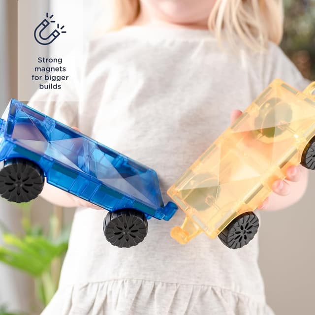 Detalle 2 de CONNETIX Piastrelle magnetiche Arcobaleno per auto – confezione da 2 pezzi