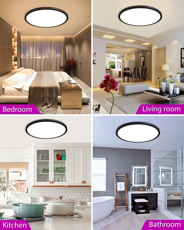 Thumbnail 6 de Zemty LED Deckenleuchte dimmbar 42 W