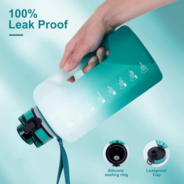 Detalle 2 de GEMFUL 2,2-l-Trinkflasche mit Zeitmarkierung