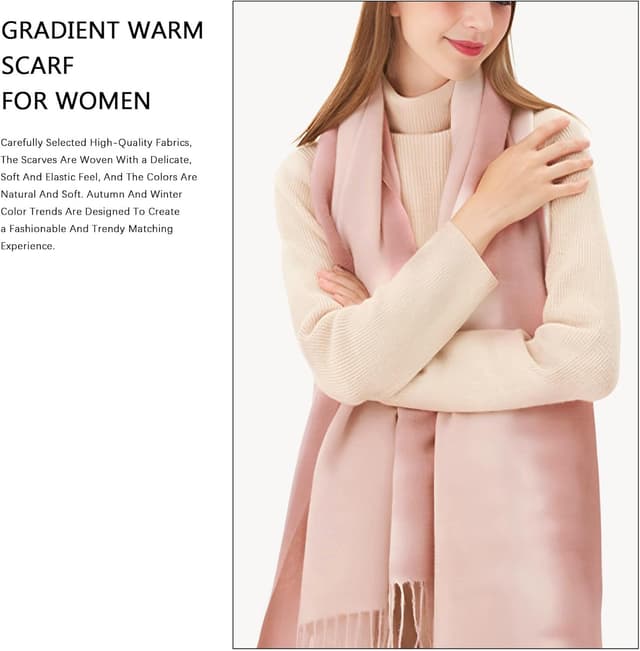 Thumbnail 5 de GTDOOCE Damen Schal Winter 65 x 200 cm