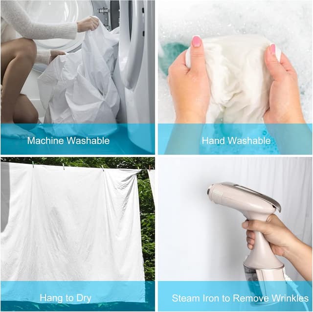 Detalle 2 de Bonvvie Fotohintergrund Weiß, faltbar (2x3 m) aus Musselin/Satin