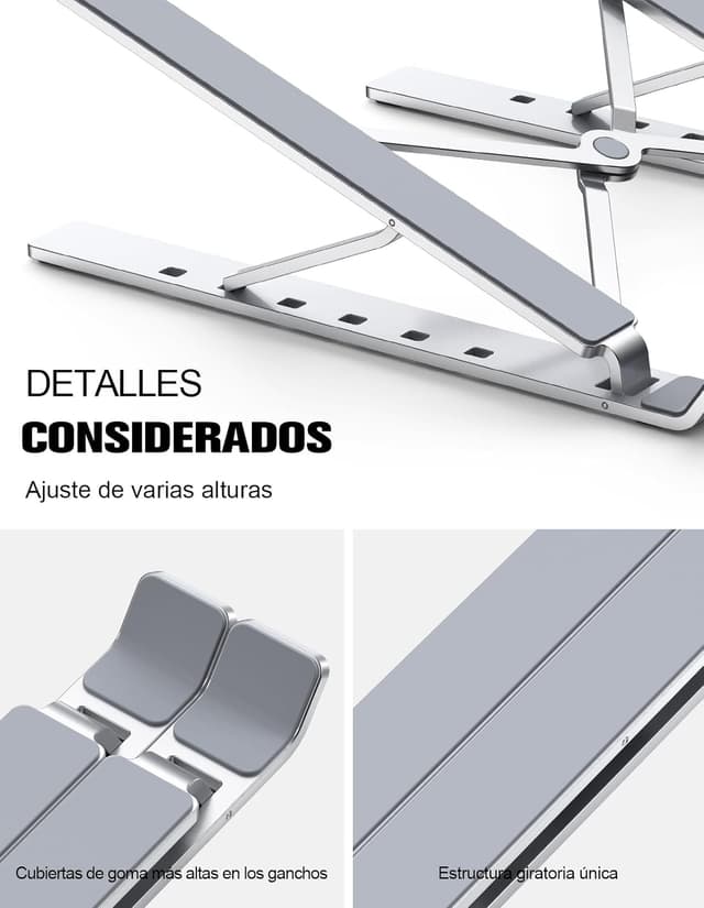 Thumbnail 4 de Babacom Soporte Portátil 5 Ángulos 8,5-18,5cm