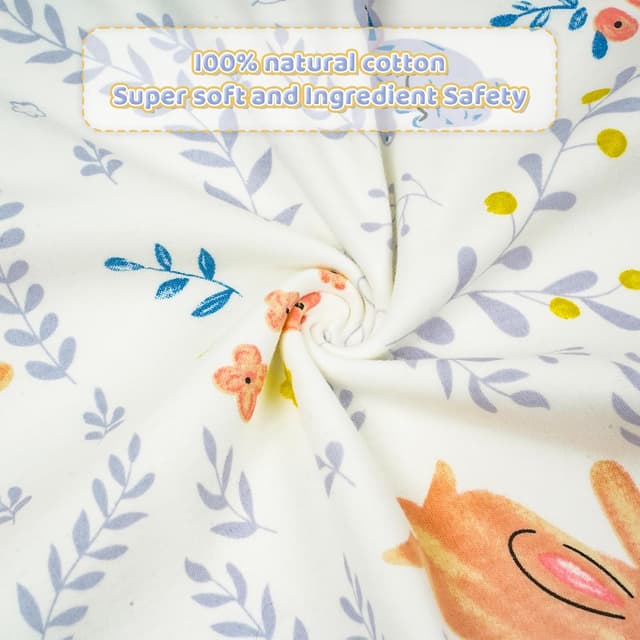 Detalle de WYTbaby Sacco Nanna con piedini in cotone 1 TOG, per tutto l’anno (3-4 anni)