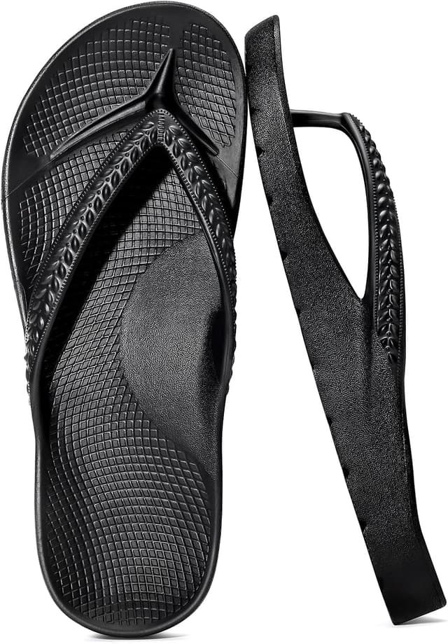 Detalle de KIDMI Arch Support Flip Flops for Women with Built-In Orthotic Support