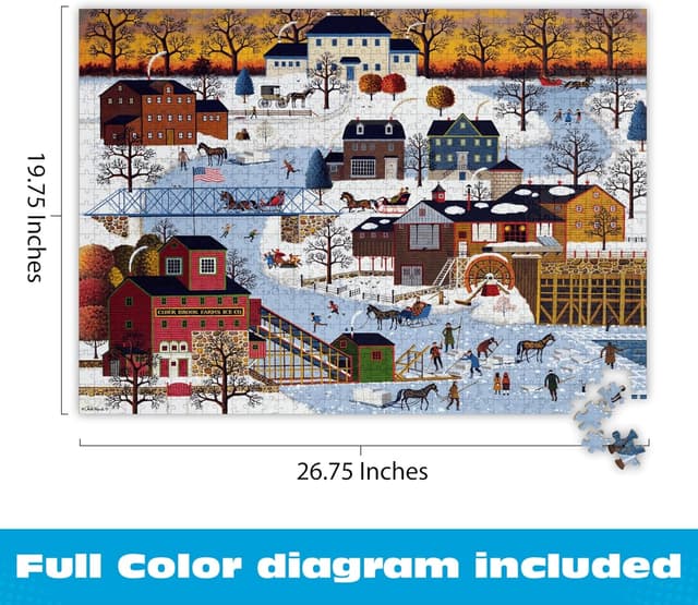 Thumbnail 2 de Buffalo Games Charles Wysocki Puzzle 1000 pièces 68 x 50 cm