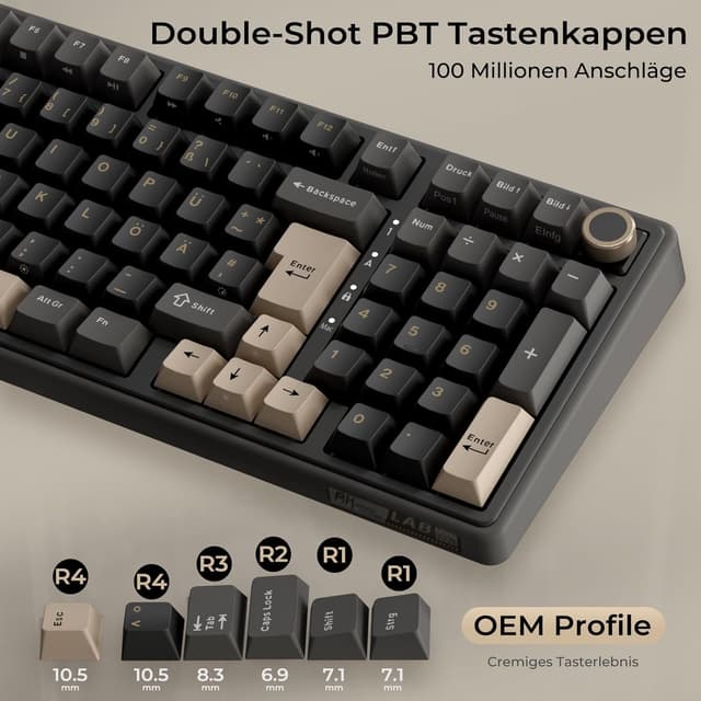 Thumbnail 6 de RK ROYAL KLUDGE R98 Pro mechanische Tastatur QWERTZ