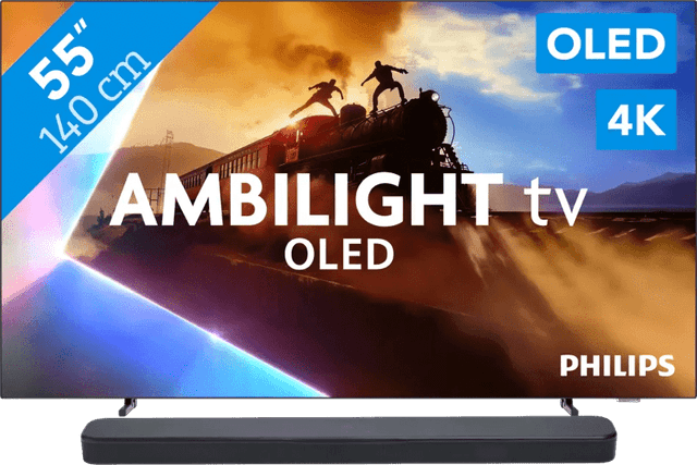 Detalle de Philips OLED760 55 Zoll 4K Ambilight Bundle