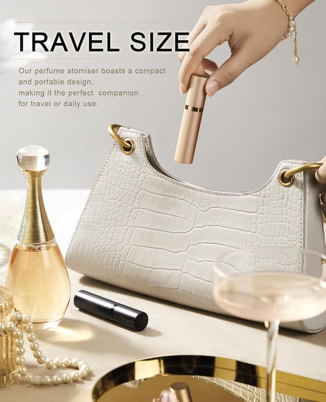 Thumbnail 4 de BRARIOS Parfümzerstäuber Nachfüllbar 5ml Schwarz