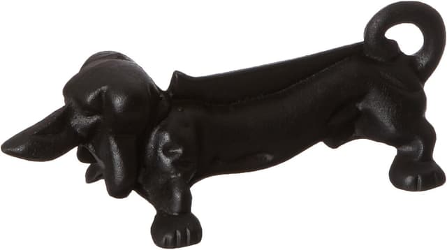 Detalle de Esschert Design LH6Z Dachshund Boot Scraper in Black Cast Iron (33 x 13 x 11.5cm)