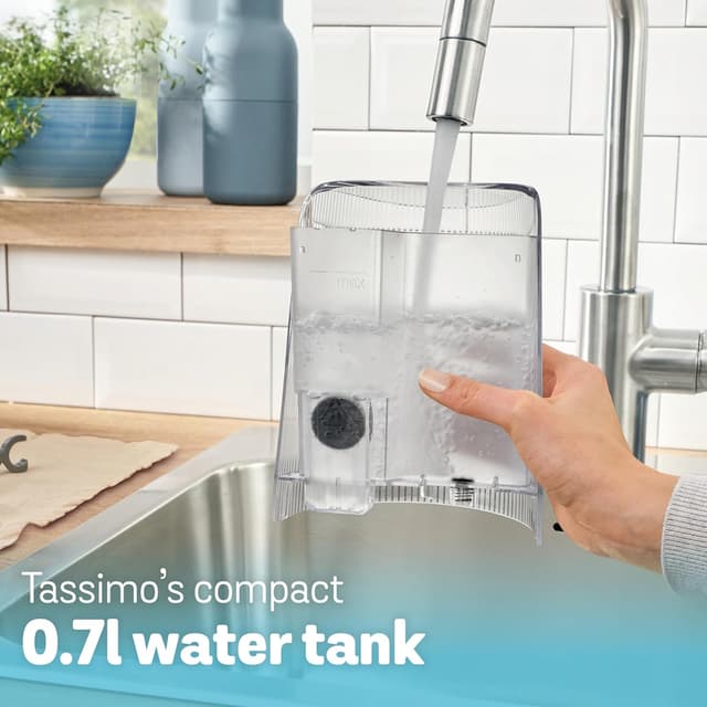 Detalle 2 de Tassimo by Bosch Finesse Classic Friendly pod coffee machine TAS1640GB (INTELLIBREW), Snow White