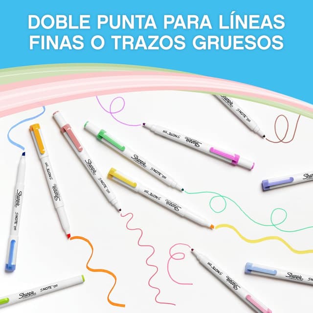Thumbnail 3 de Sharpie S-Note Duo pastel 16 rotuladores