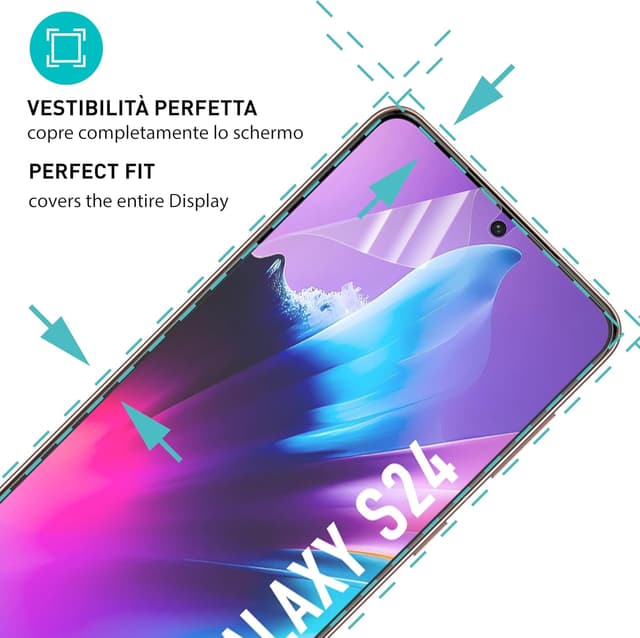 Detalle de smartect Pellicola protettiva TPU opaca (2 pezzi) per Samsung Galaxy S24