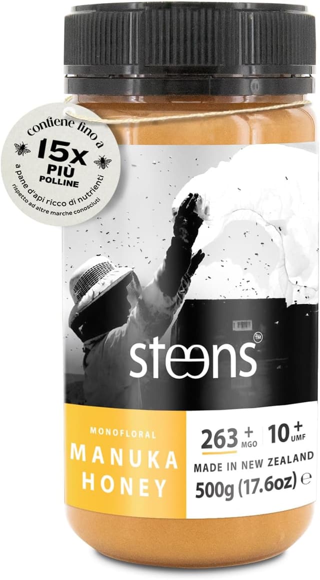 Imagen de Steens Miele di Manuka UMF 10+ 500 g 🍯 en OfertitasTOP
