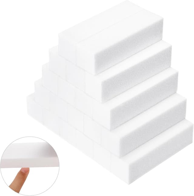 Thumbnail 6 de 20 pezzi nail buffer quadrato in spugna e smeriglio per manicure e nail art fai da te