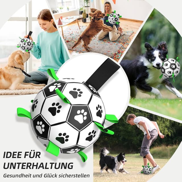 Thumbnail 5 de HETOO Hundeball Ball mit Seil 6 Zoll